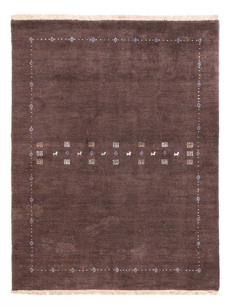 Gabbeh-matta - Loribaft Persian - 230 x 160 cm - mörk beige