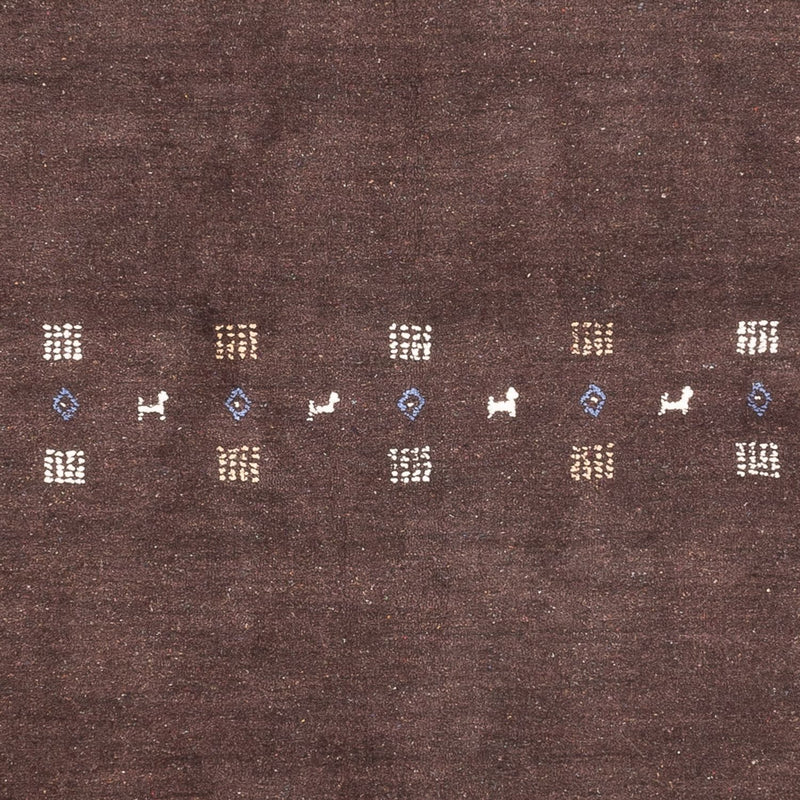 Gabbeh-matta - Loribaft Persian - 230 x 160 cm - mörk beige