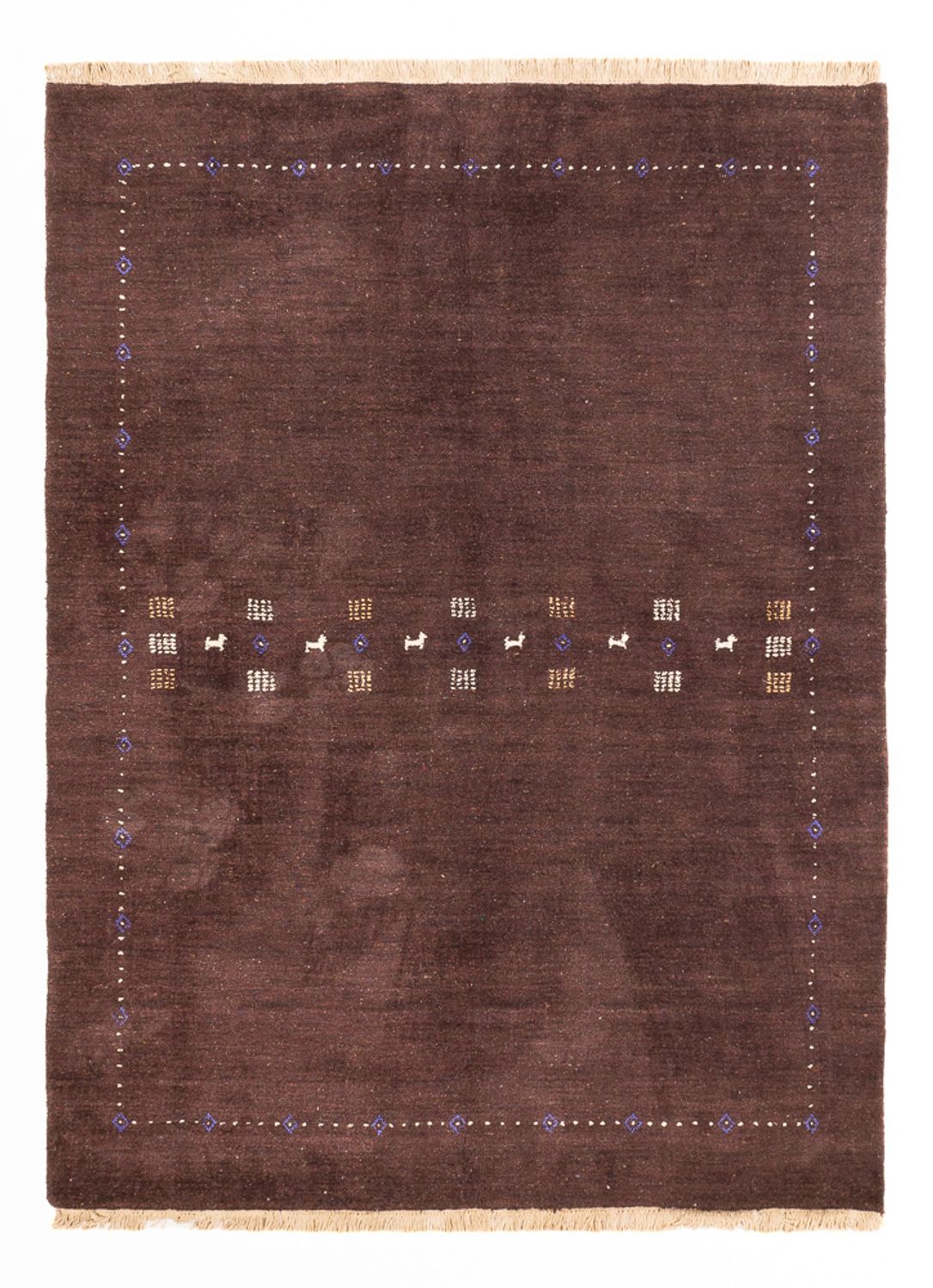 Gabbeh-matta - Loribaft Persian - 300 x 200 cm - choco