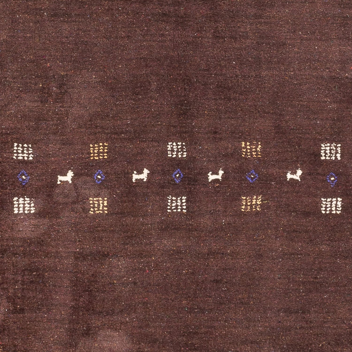 Gabbeh-matta - Loribaft Persian - 300 x 200 cm - choco