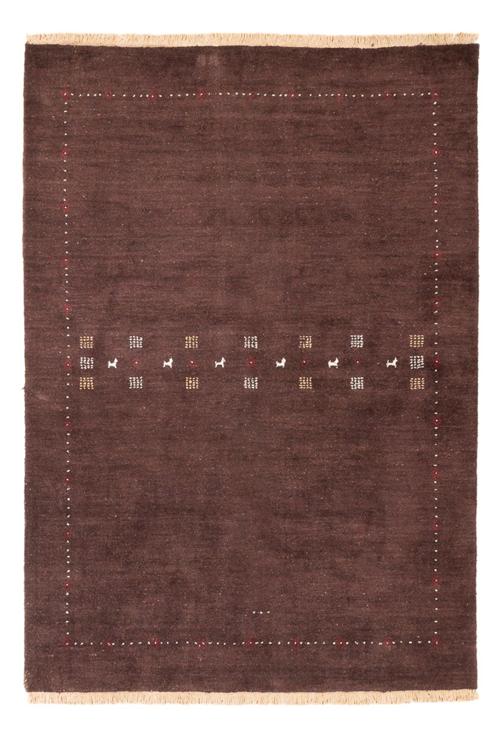 Gabbeh-matta - Loribaft Persian - 300 x 200 cm - choco