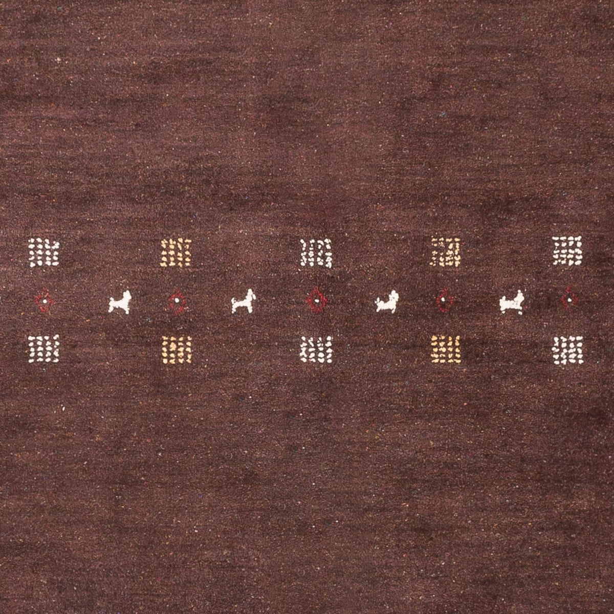 Gabbeh-matta - Loribaft Persian - 300 x 200 cm - choco