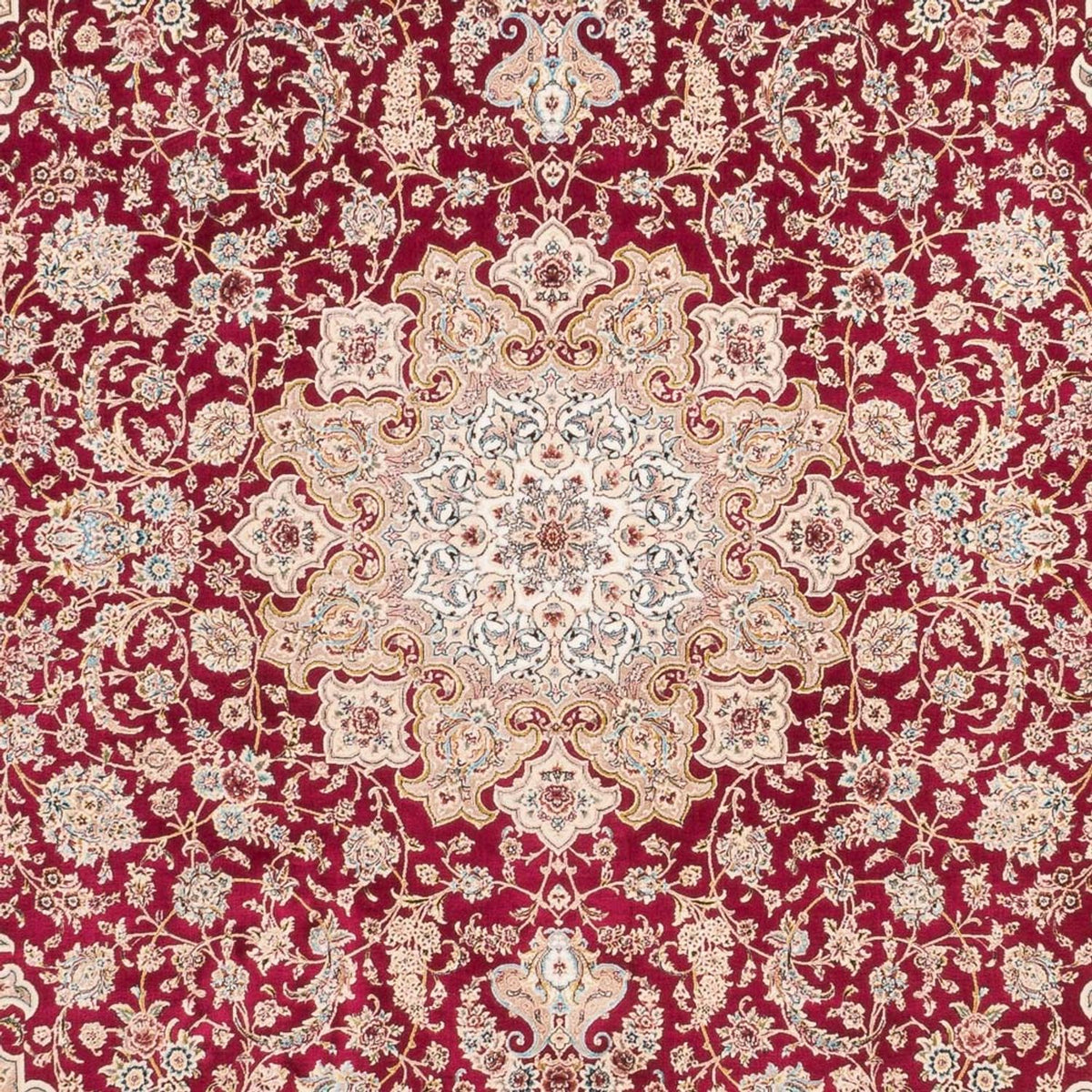 Silk Carpet - Ghom Silk - Premium - 227 x 145 cm - röd