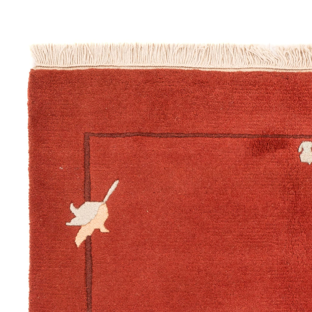 Nepal mattan - 180 x 122 cm - rost