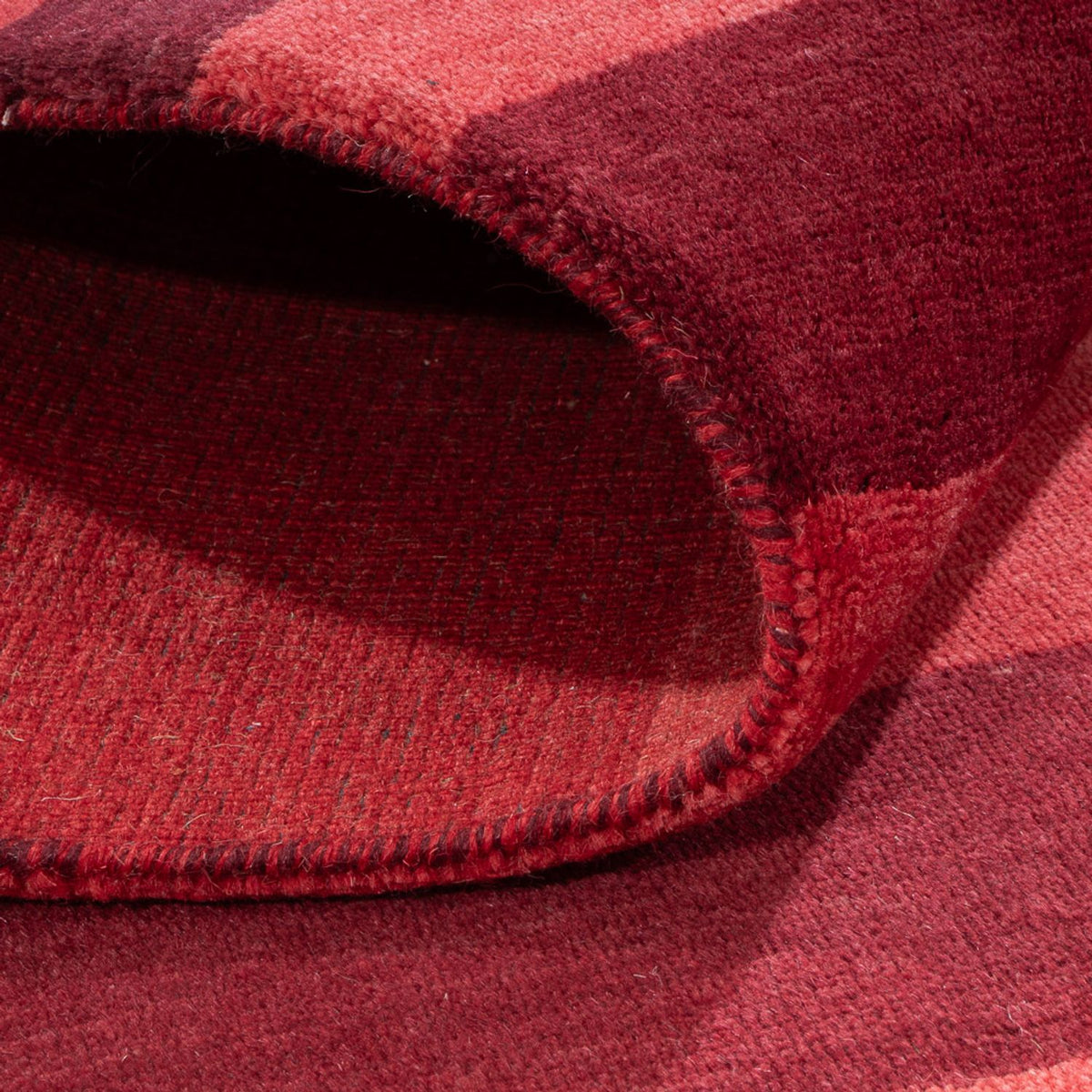 Gabbeh matta - Loribaft Softy - 185 x 120 cm - röd