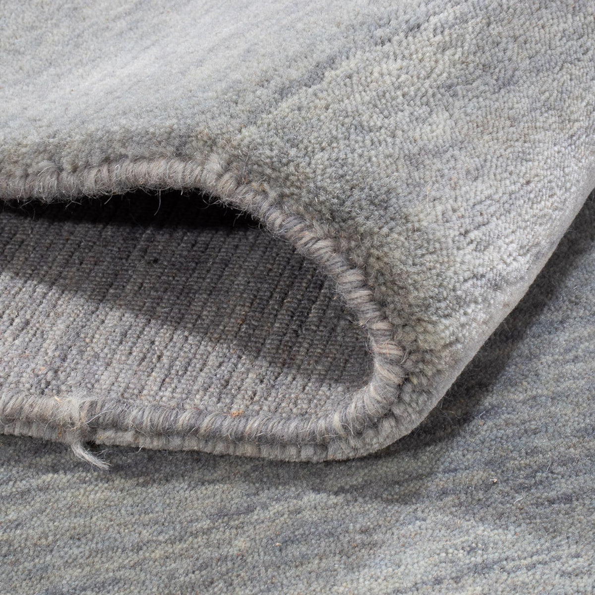 Gabbeh matta - Loribaft Softy - 180 x 120 cm - grått