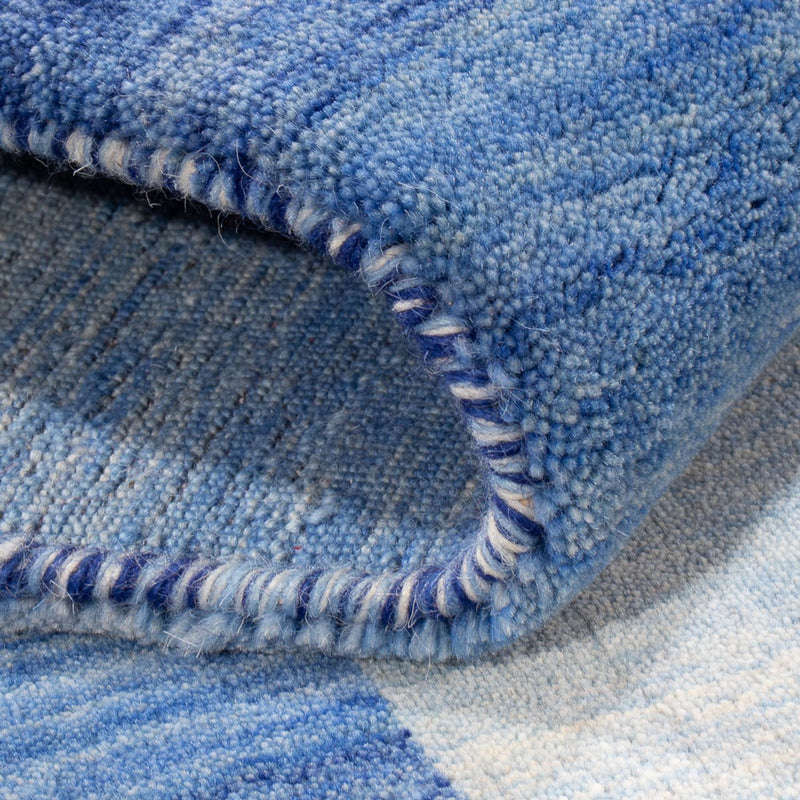 Gabbeh matta - Loribaft Softy - 185 x 123 cm - blå