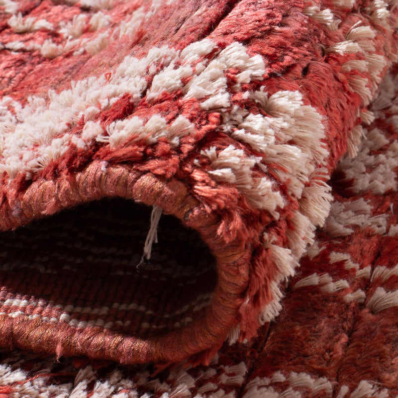 Runner Viskosmatta - 222 x 70 cm - ljusröd