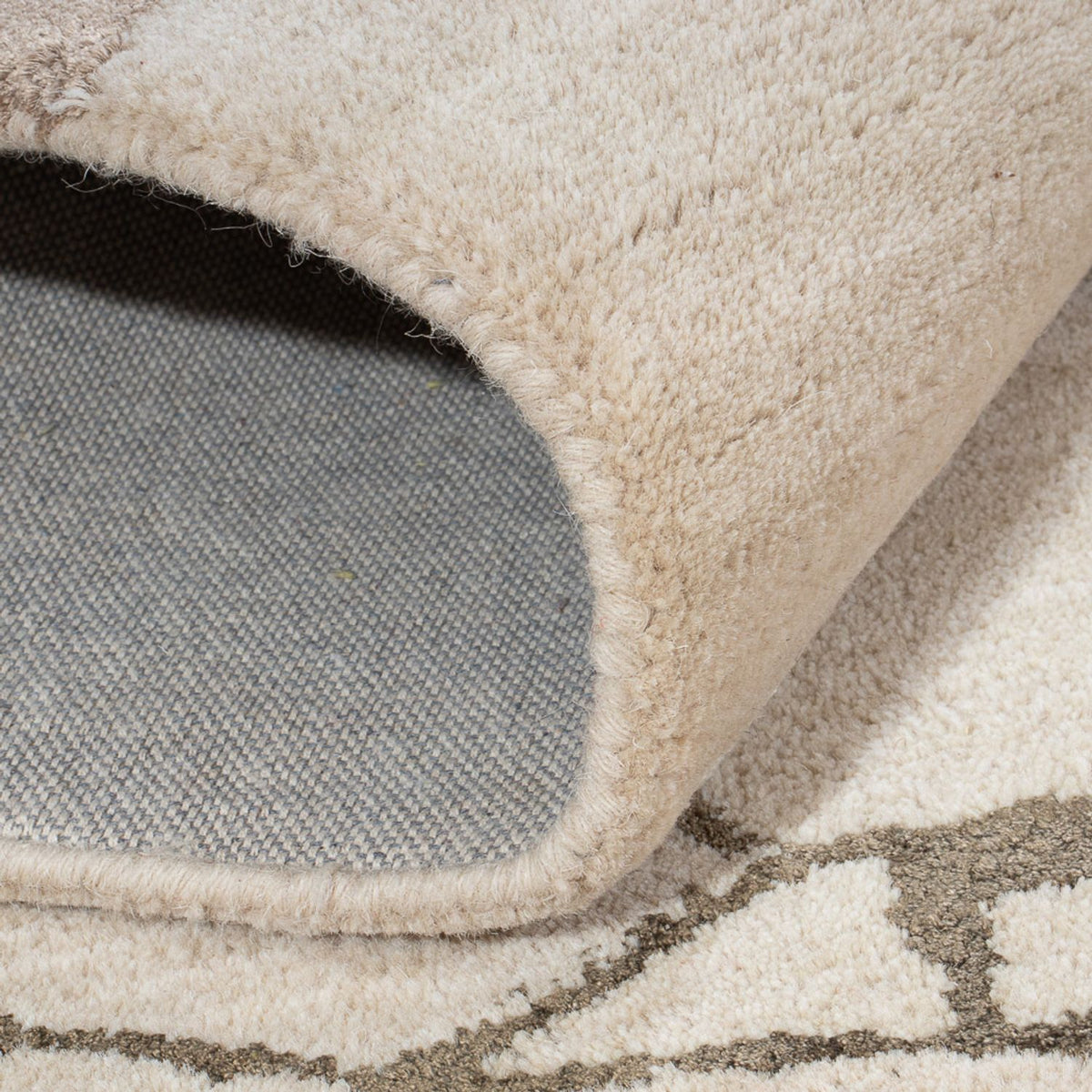 Designermatta - 242 x 152 cm - beige