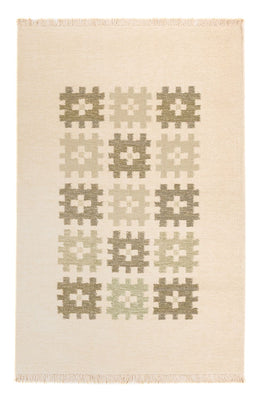 Kelim matta - trendig - 180 x 120 cm - beige