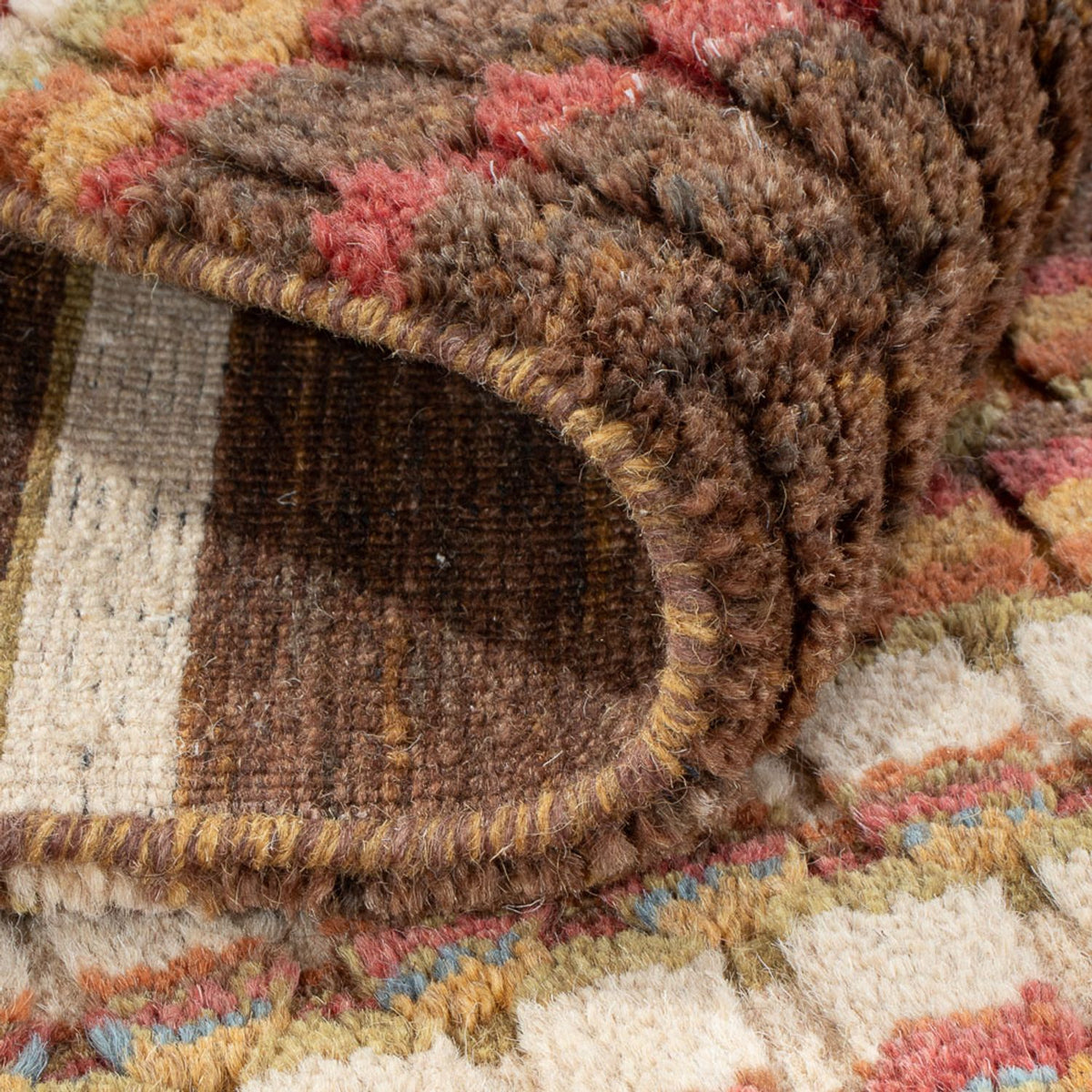 Gabbeh matta - Loribaft Softy - 150 x 100 cm - flerfärgad