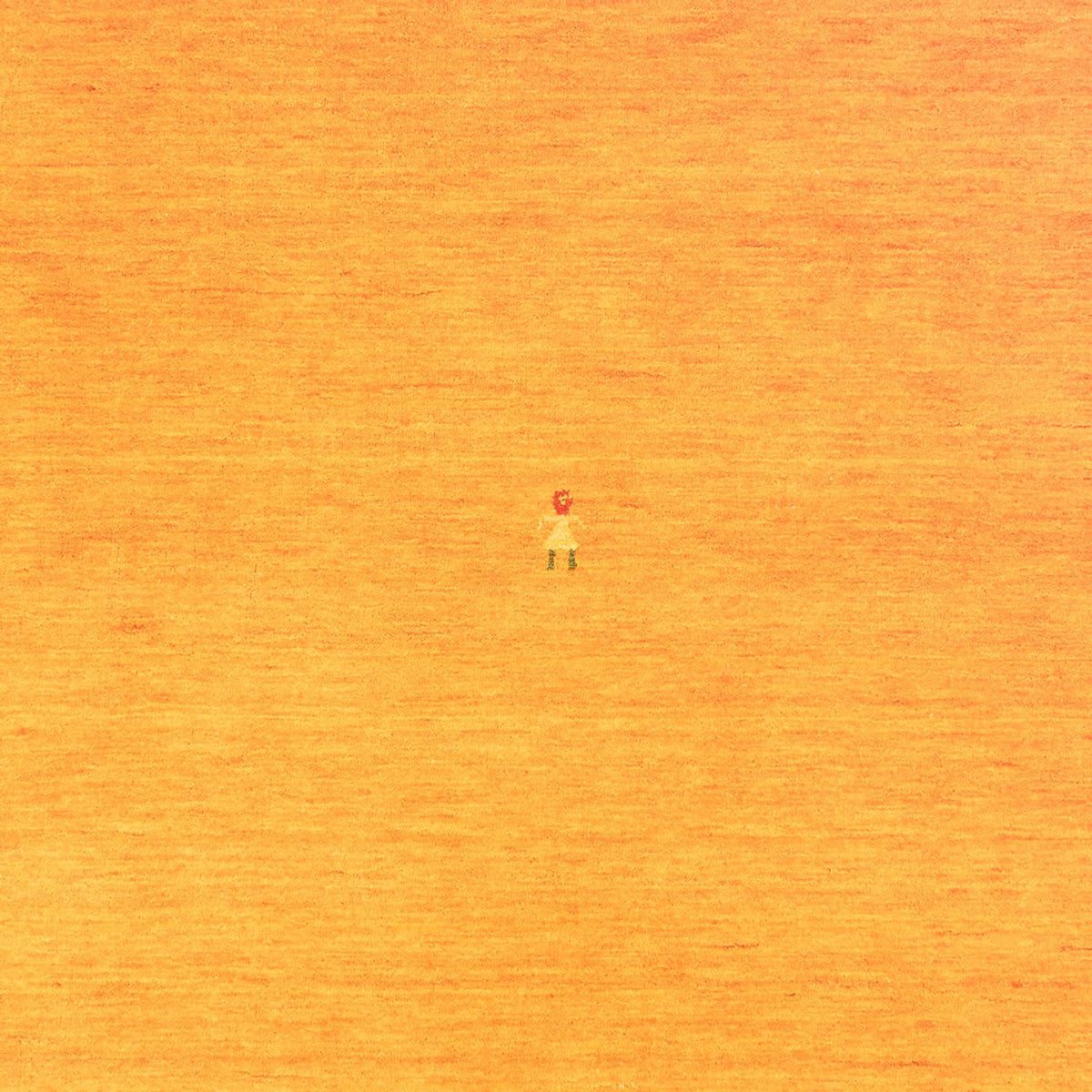 Gabbeh-matta - Softy kvadrat  - 250 x 250 cm - guld