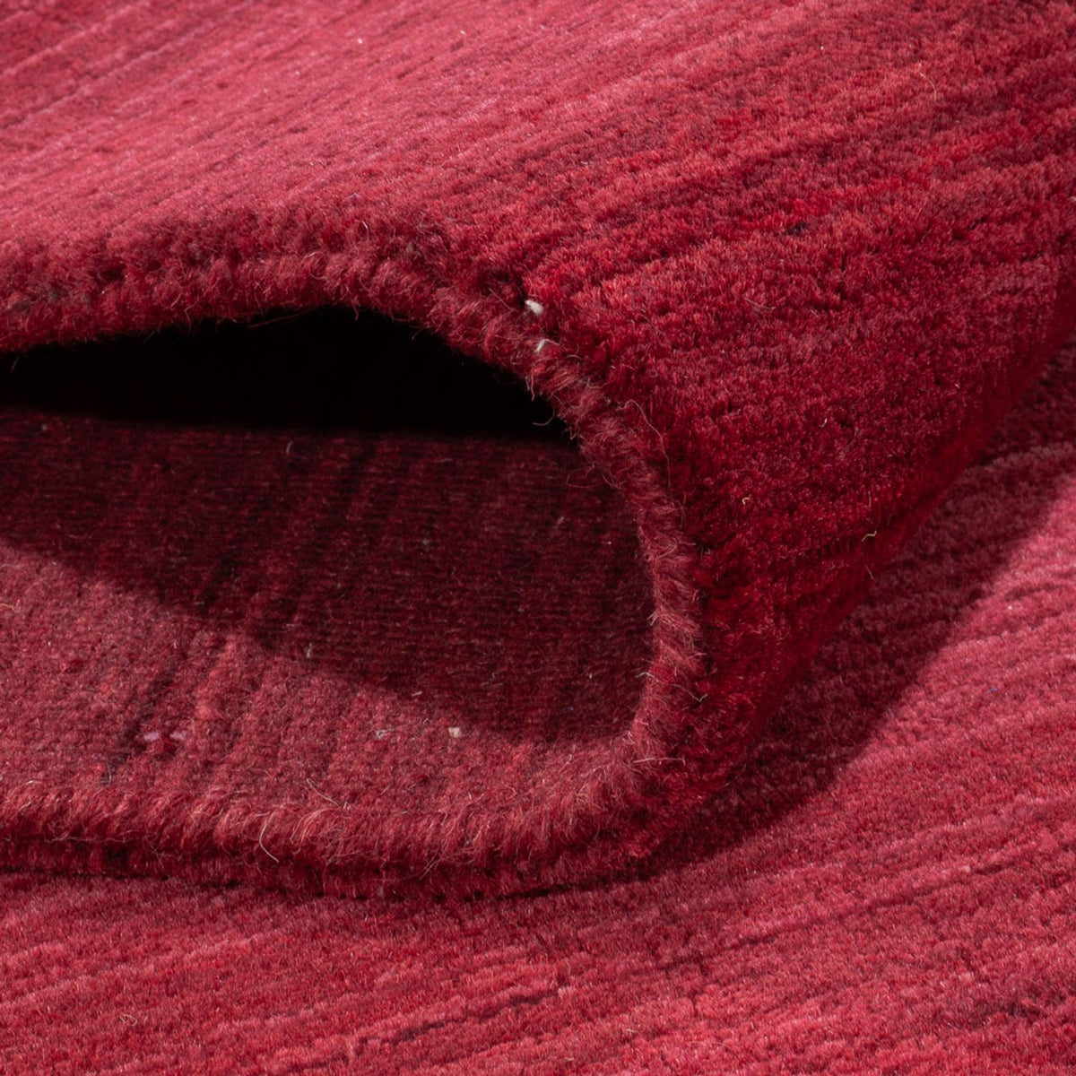 Gabbeh matta - Loribaft Softy - 240 x 170 cm - röd