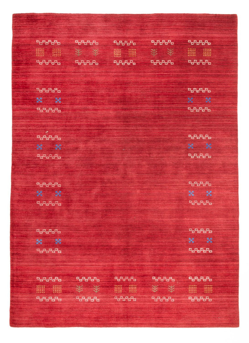 Gabbeh matta - Loribaft Softy - 240 x 170 cm - röd