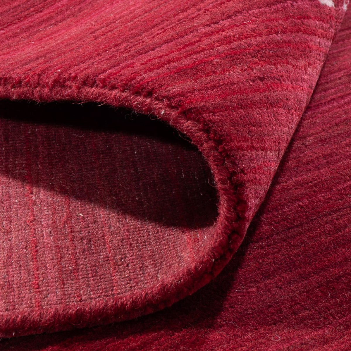 Gabbeh matta - Loribaft Softy - 240 x 170 cm - röd