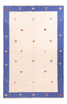 Kelim matta - trendig - 300 x 200 cm - flerfärgad