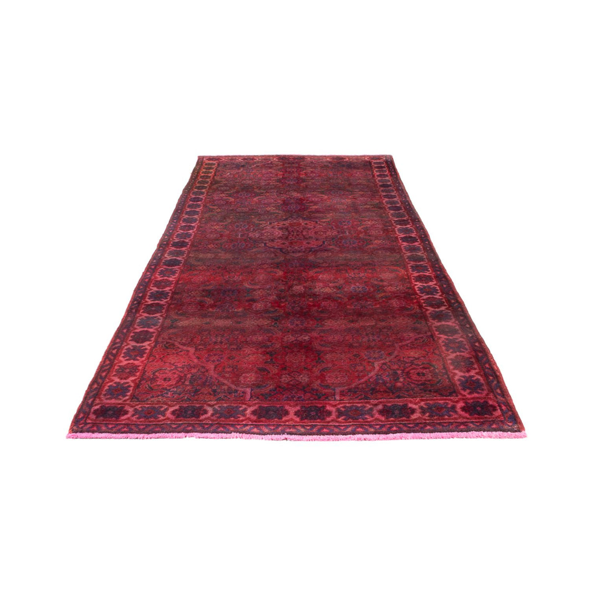 Runner Oriental Carpet - 323 x 115 cm - röd