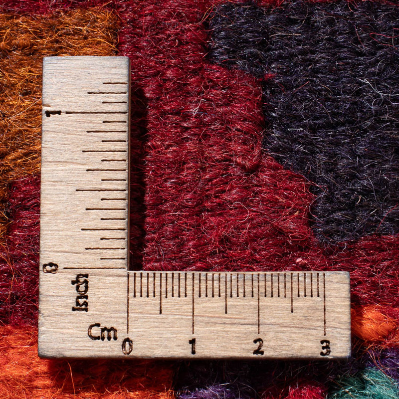 Runner Kelim-matta - gammal - 385 x 145 cm - flerfärgad