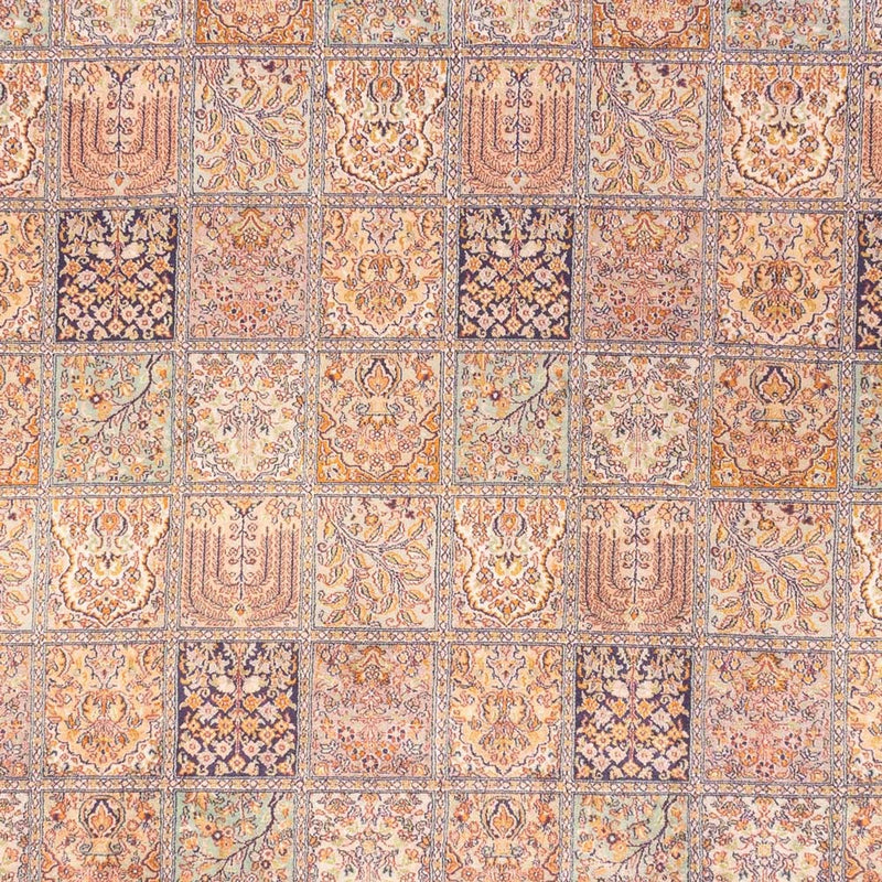 Sidenmatta - Kashmir Silk - 337 x 247 cm - ljusröd