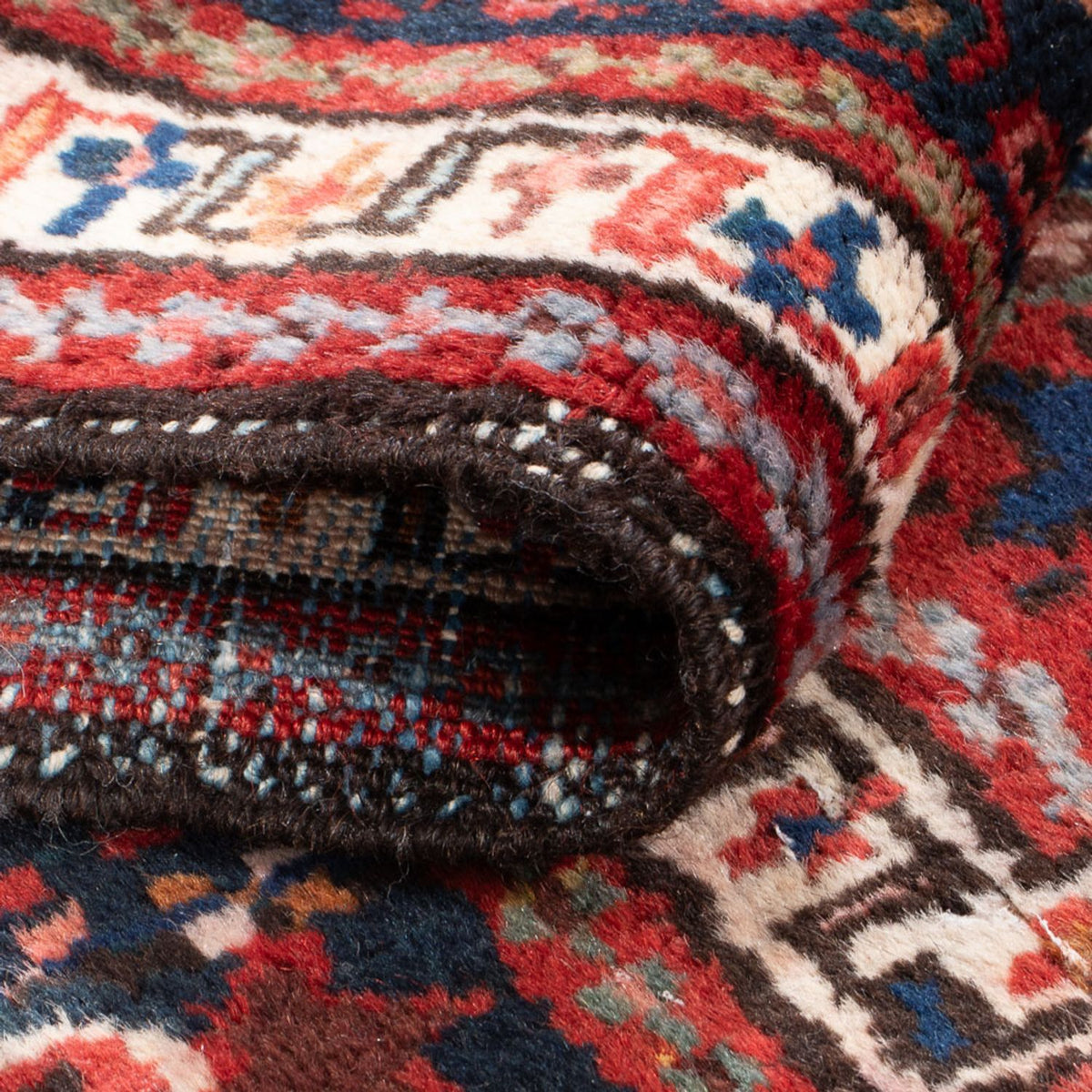 Persisk matta - Nomadic - 130 x 108 cm - ljusröd