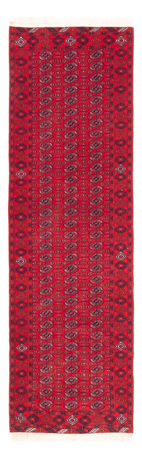 Runner Afghansk matta - Bukhara - 260 x 85 cm - röd