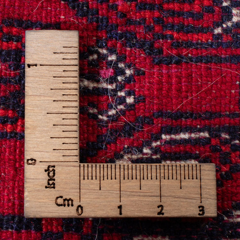 Runner Afghansk matta - Bukhara - 260 x 85 cm - röd