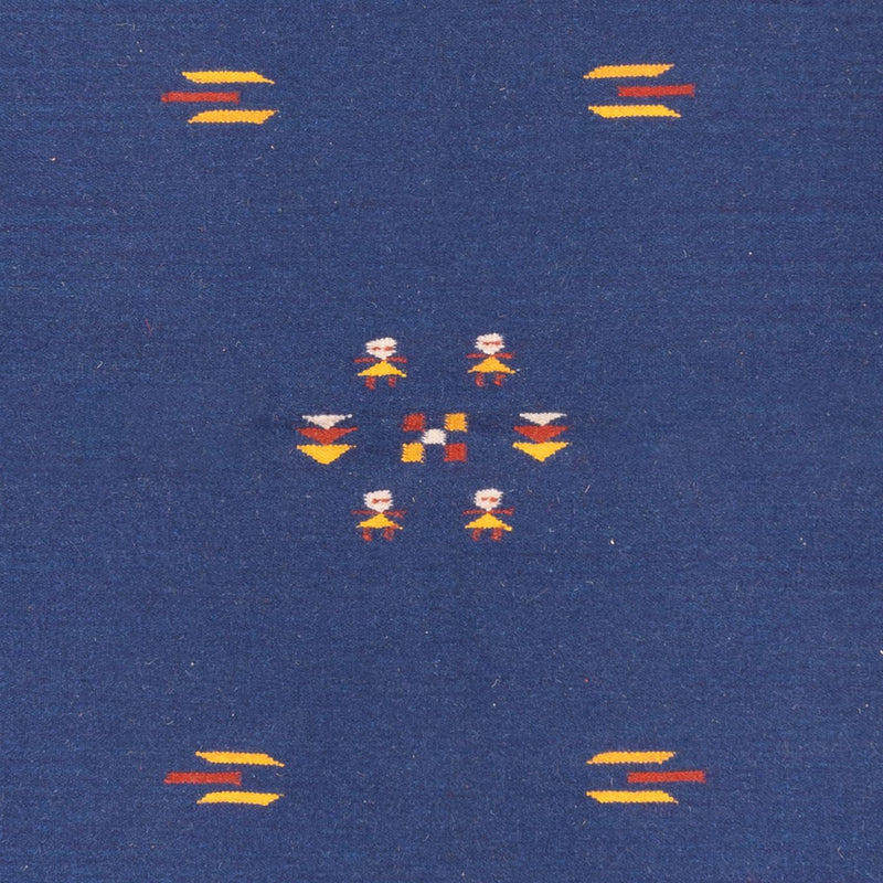 Kelim matta - trendig - 200 x 140 cm - flerfärgad