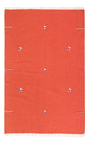 Modern kilim Mattan 120x180cm - Ullmatta - Rektangulär / Rost / 120 x 180 cm Rektangulär