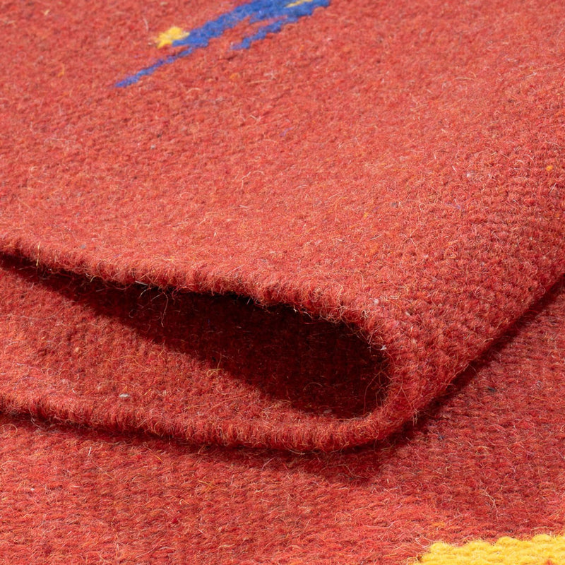 Kelim matta - trendig - 180 x 120 cm - rost