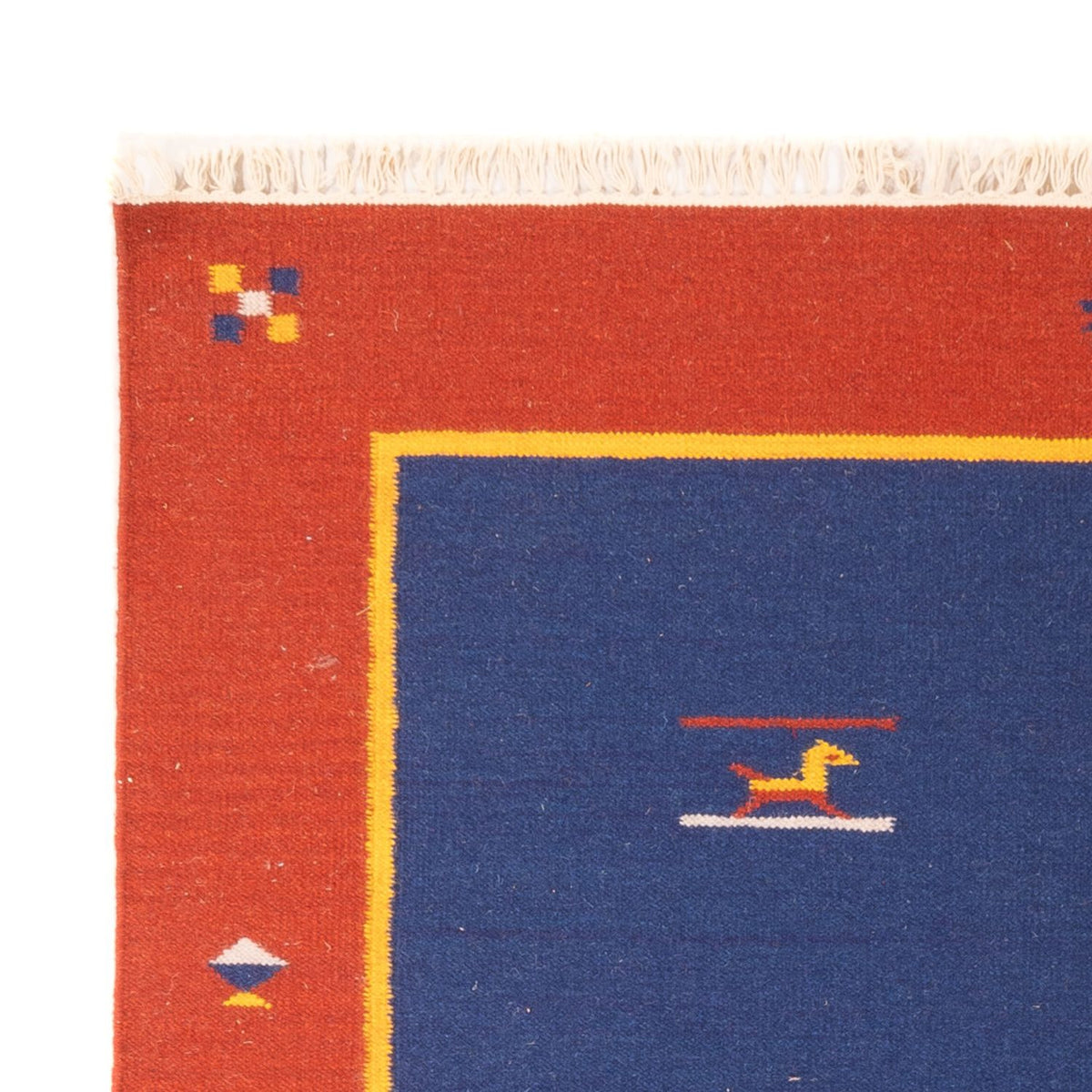 Kelim matta - trendig - 200 x 140 cm - flerfärgad