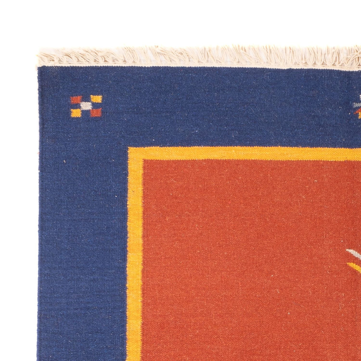 Kelim matta - trendig - 200 x 140 cm - flerfärgad