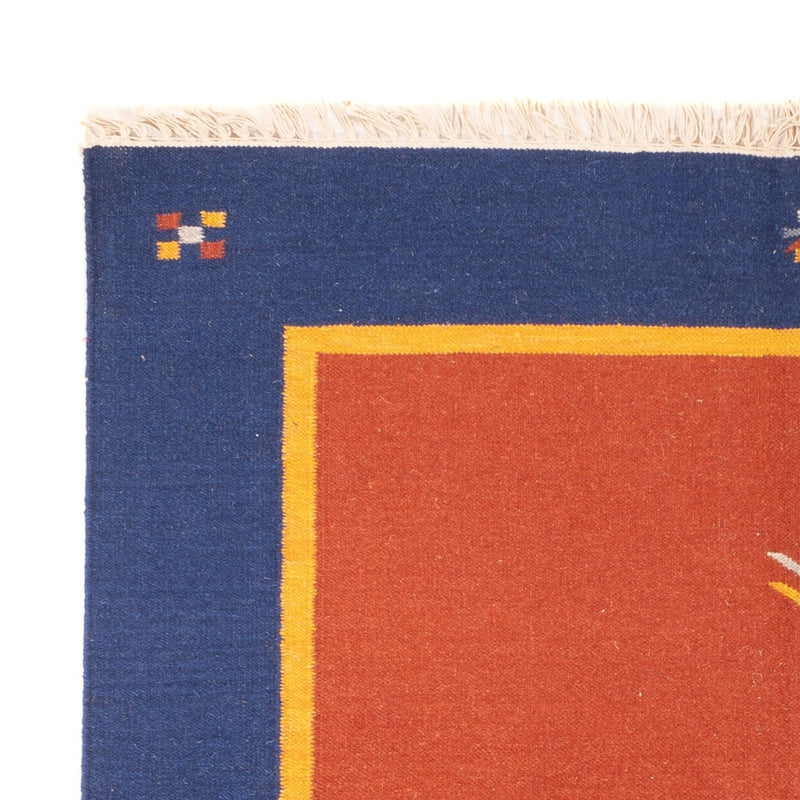 Kelim matta - trendig - 200 x 140 cm - flerfärgad