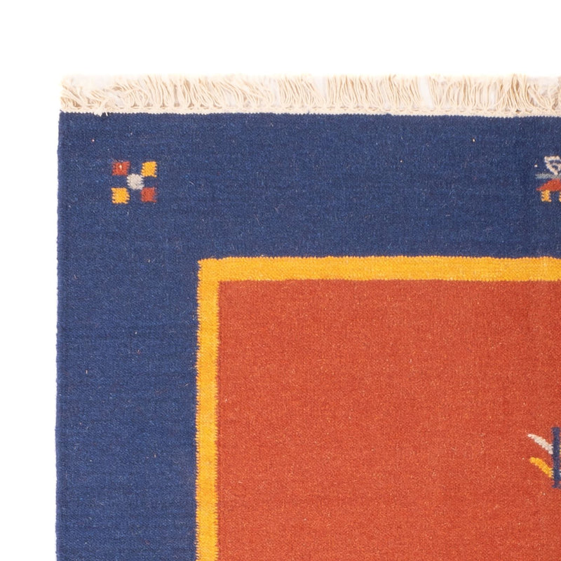 Kelim matta - trendig - 200 x 140 cm - flerfärgad