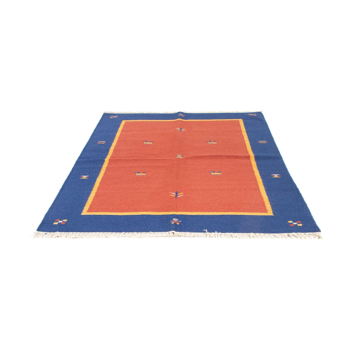 Kelim matta - trendig - 200 x 140 cm - flerfärgad