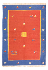 Kelim matta - trendig - 200 x 140 cm - flerfärgad