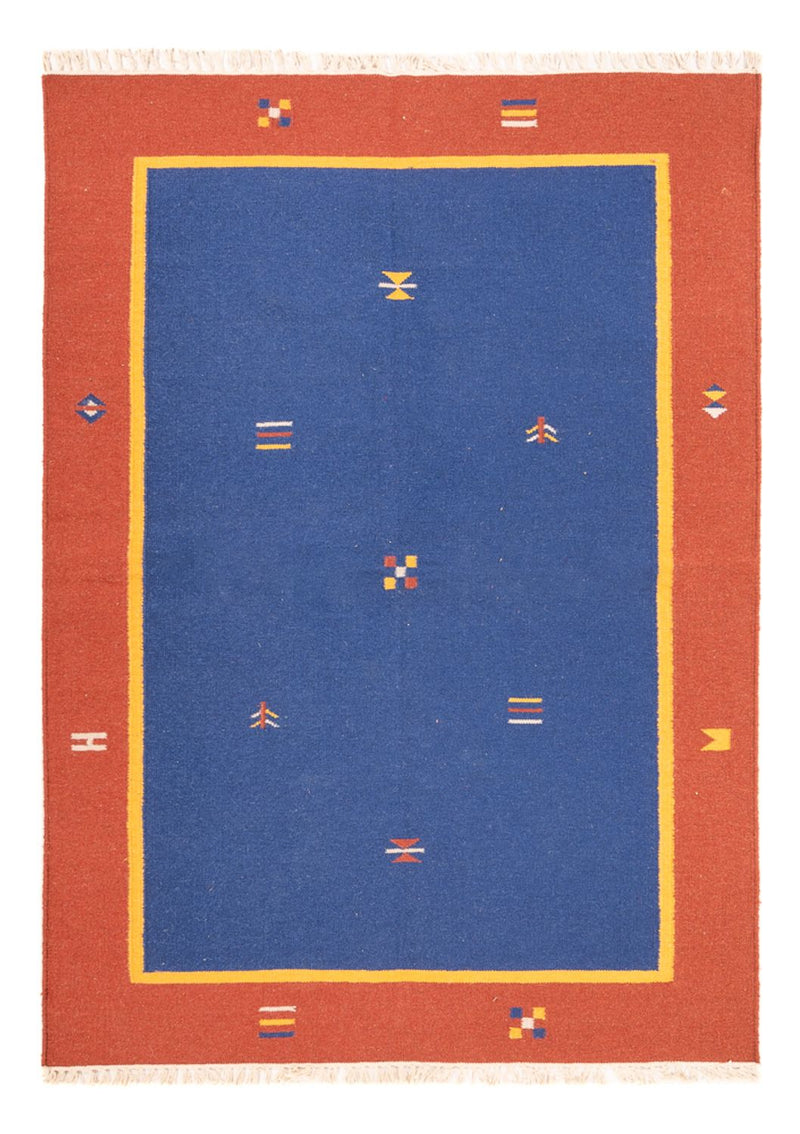 Kelim matta - trendig - 200 x 140 cm - flerfärgad