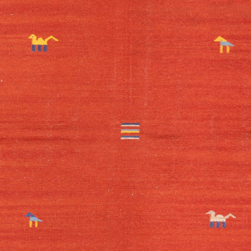 Kelim matta - trendig - 200 x 140 cm - flerfärgad