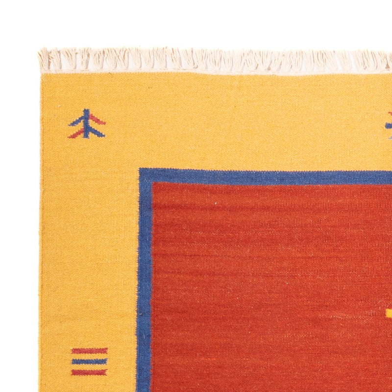 Kelim matta - trendig - 200 x 140 cm - flerfärgad