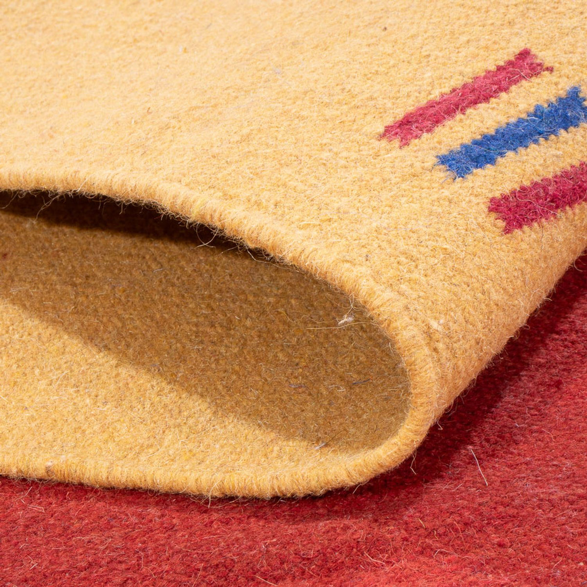 Kelim matta - trendig - 200 x 140 cm - flerfärgad