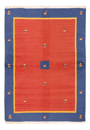 Kelim matta - trendig - 200 x 140 cm - flerfärgad