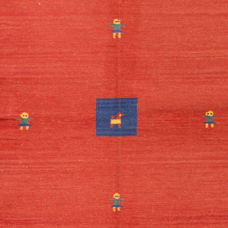 Kelim matta - trendig - 200 x 140 cm - flerfärgad