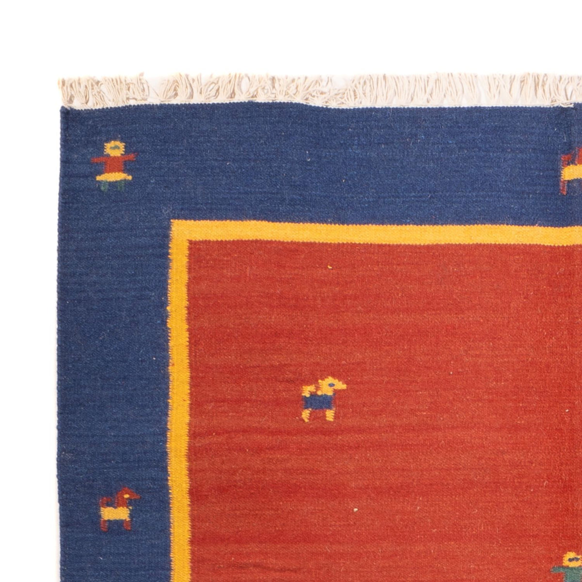 Kelim matta - trendig - 200 x 140 cm - flerfärgad