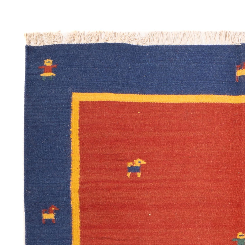 Kelim matta - trendig - 200 x 140 cm - flerfärgad