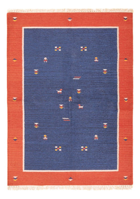 Kelim matta - trendig - 200 x 140 cm - flerfärgad