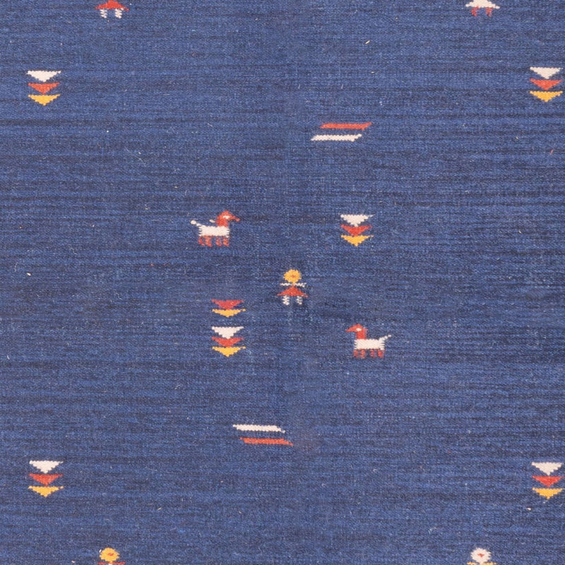 Kelim matta - trendig - 200 x 140 cm - flerfärgad