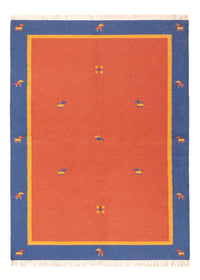 Kelim matta - trendig - 200 x 140 cm - flerfärgad