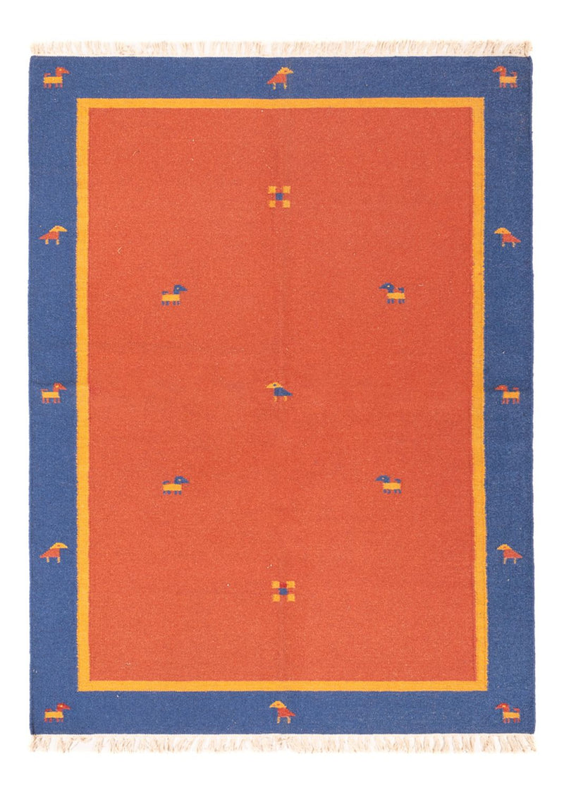 Kelim matta - trendig - 200 x 140 cm - flerfärgad