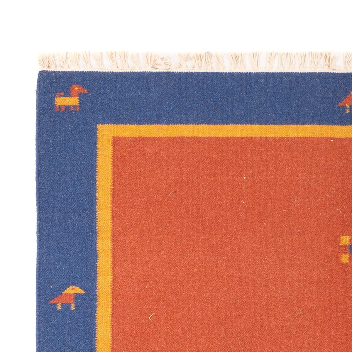 Kelim matta - trendig - 200 x 140 cm - flerfärgad