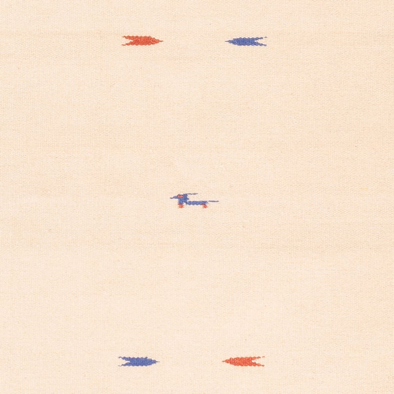 Kelim matta - trendig - 180 x 120 cm - naturvit