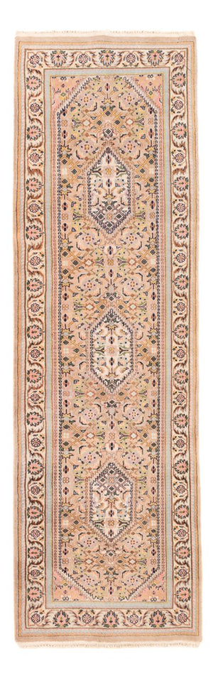 Runner Orientaliska mattor - Bijar - Indus - 260 x 80 cm - ljusbeige
